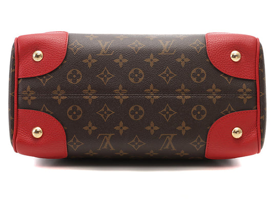 Louis Vuitton Retiro PM Monogram Coquelicot 2way Shoulder Bag