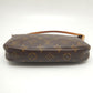 Louis Vuitton Monogram  Accessory Pouch Handbag Brown