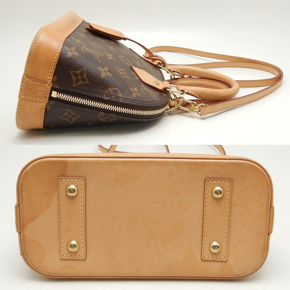 Louis Vuitton Monogram Alma BB Handbag Brown