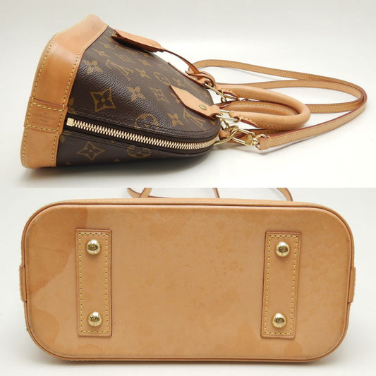 Louis Vuitton Monogram Alma BB Handbag Brown