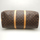 Louis Vuitton Monogram Keepall Bandouliere 50 Boston Bag Brown