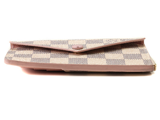 Louis Vuitton Porto Cult Lecto Verso Damier Azur Rose Ballerine