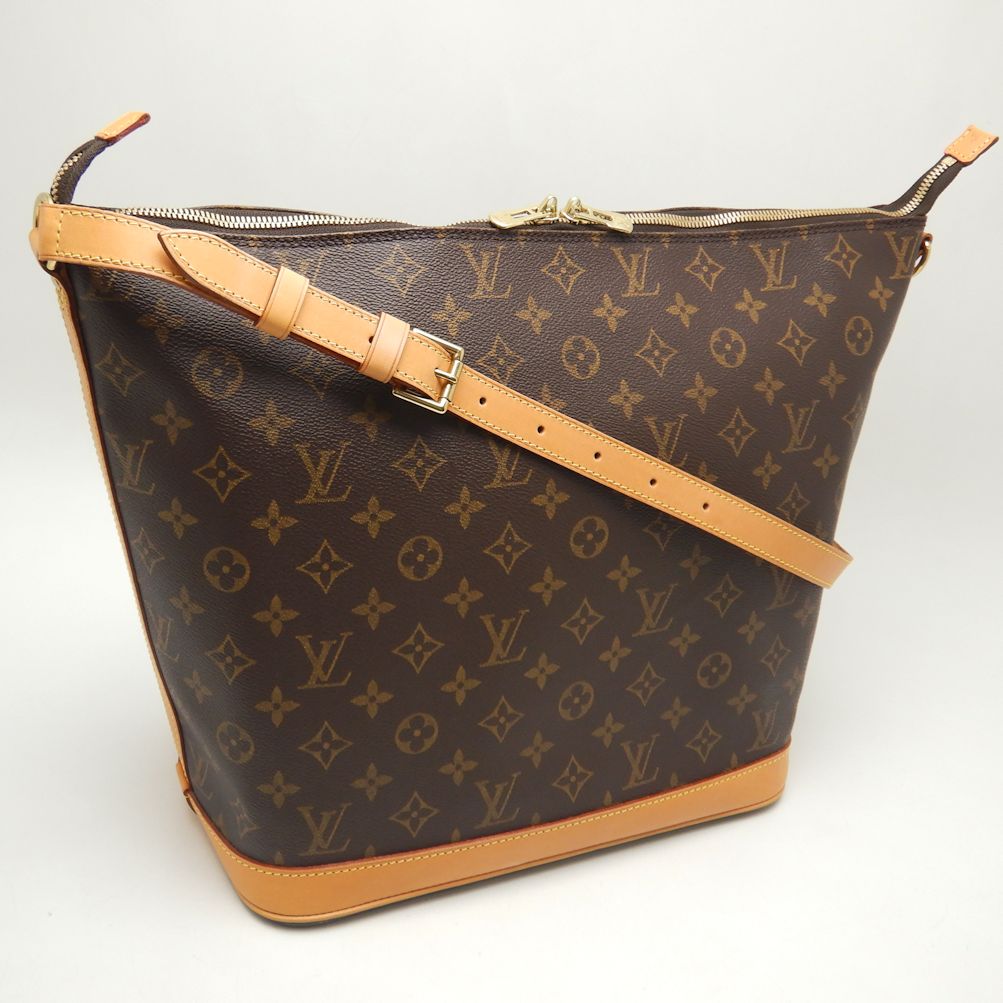 Louis Vuitton Monogram Shoulder Bag Brown