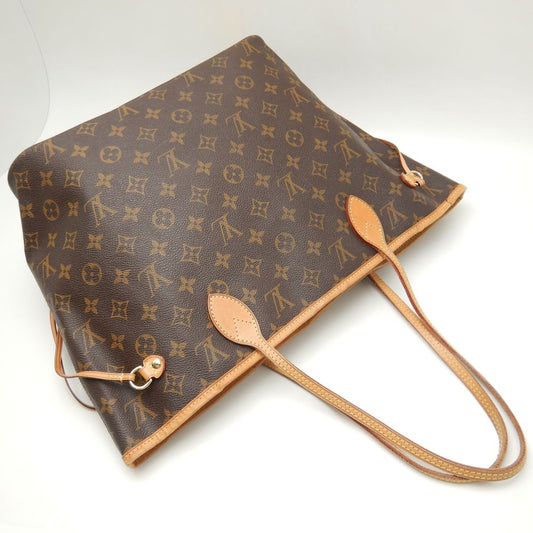 Louis Vuitton Monogram Neverfull MM Tote Bag Brown