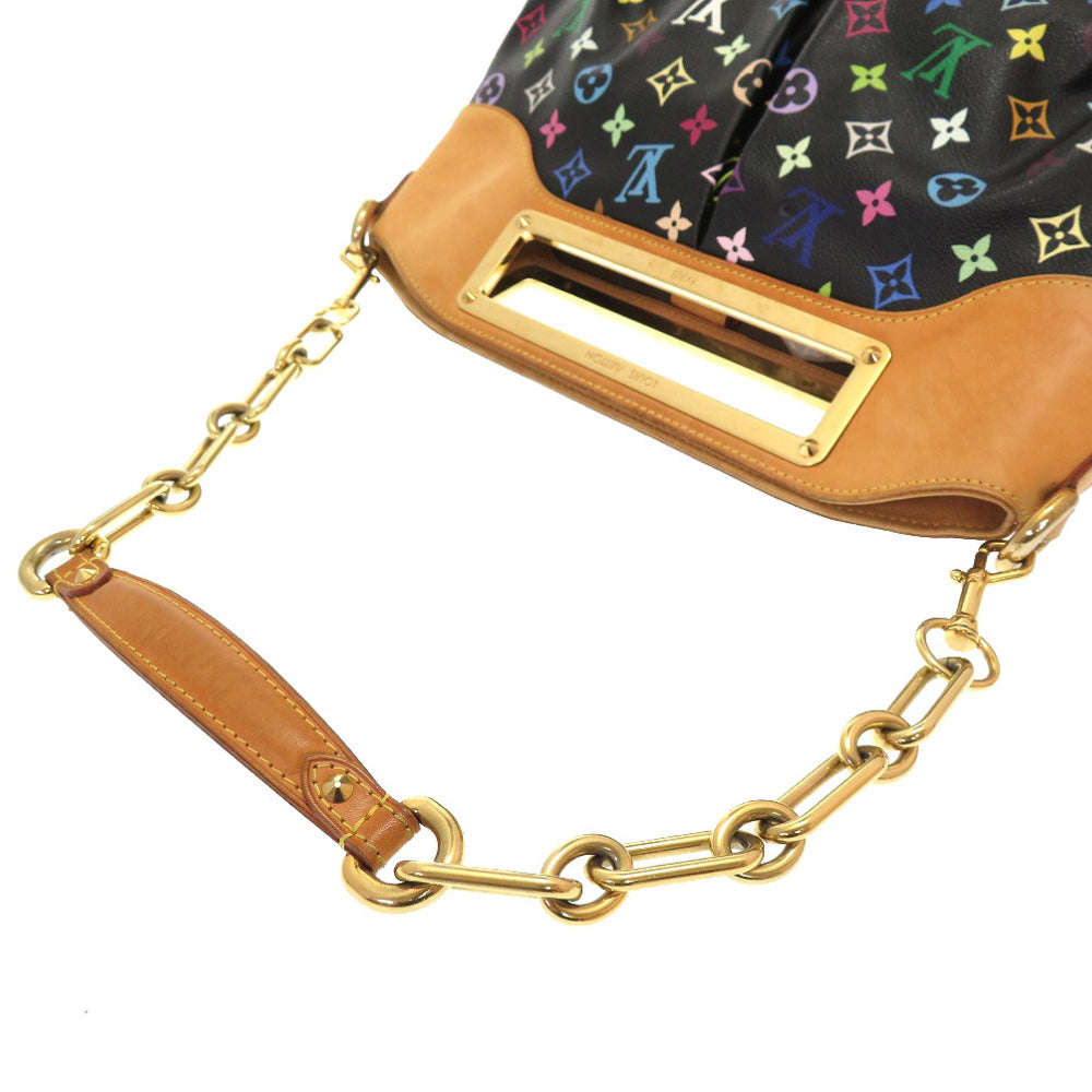 Louis Vuitton Monogram Multicolor Judy GM Black 2way Shoulder Bag
