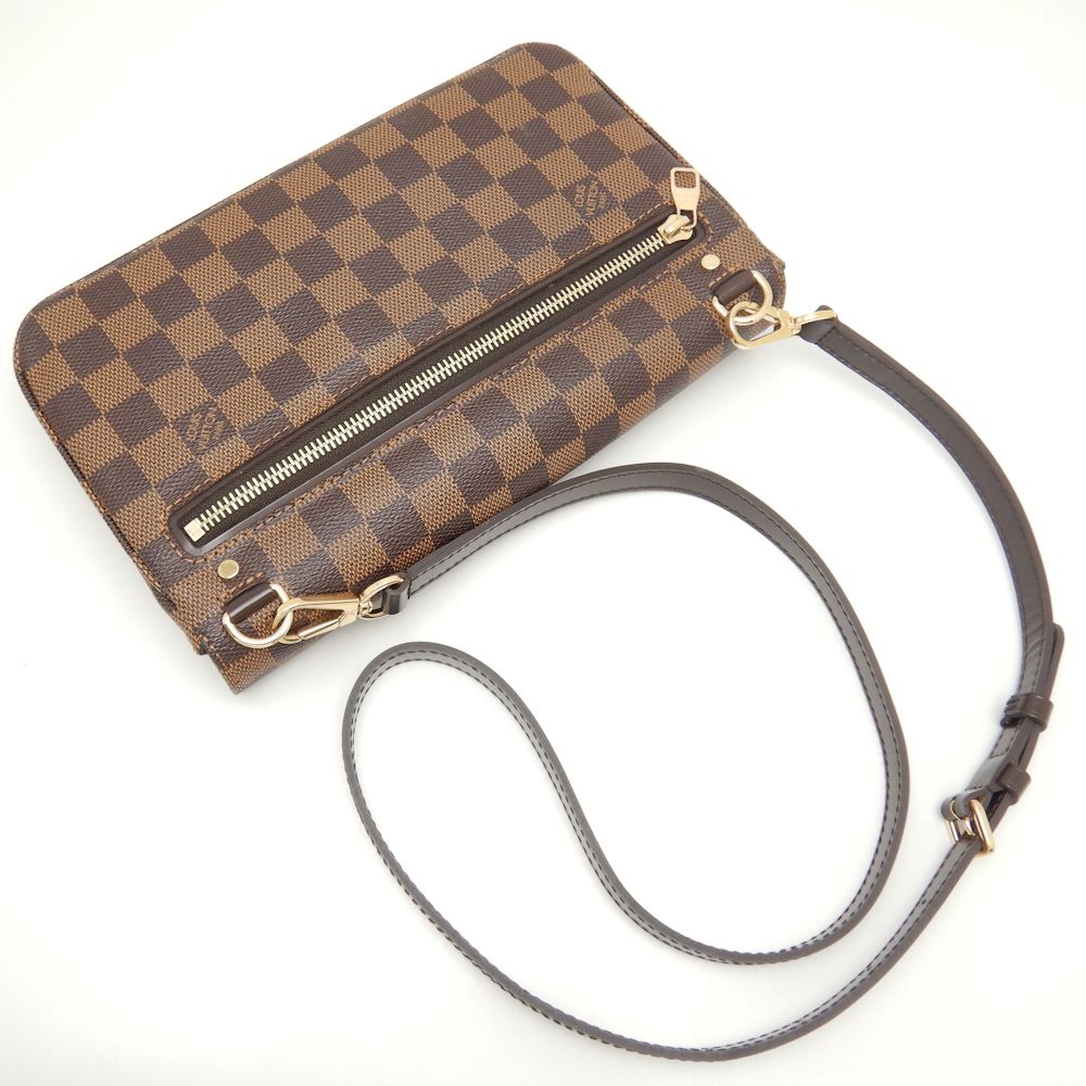 Louis Vuitton Damier Hoxton PM Shoulder Bag Brown