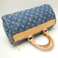 Louis Vuitton Neo Speedy Handbag Monogram Denim Blue