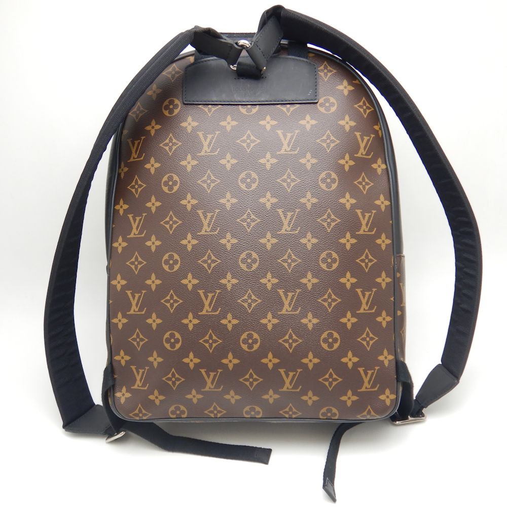Louis Vuitton Josh Rucksack Backpack Monogram Macassar Brown Black