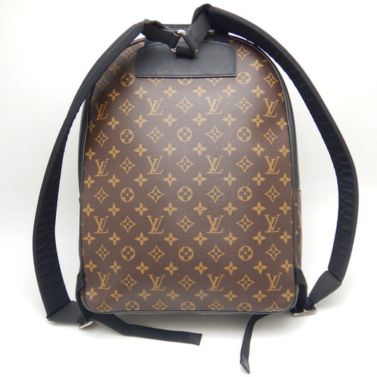 Louis Vuitton Josh Rucksack Backpack Monogram Macassar Brown Black