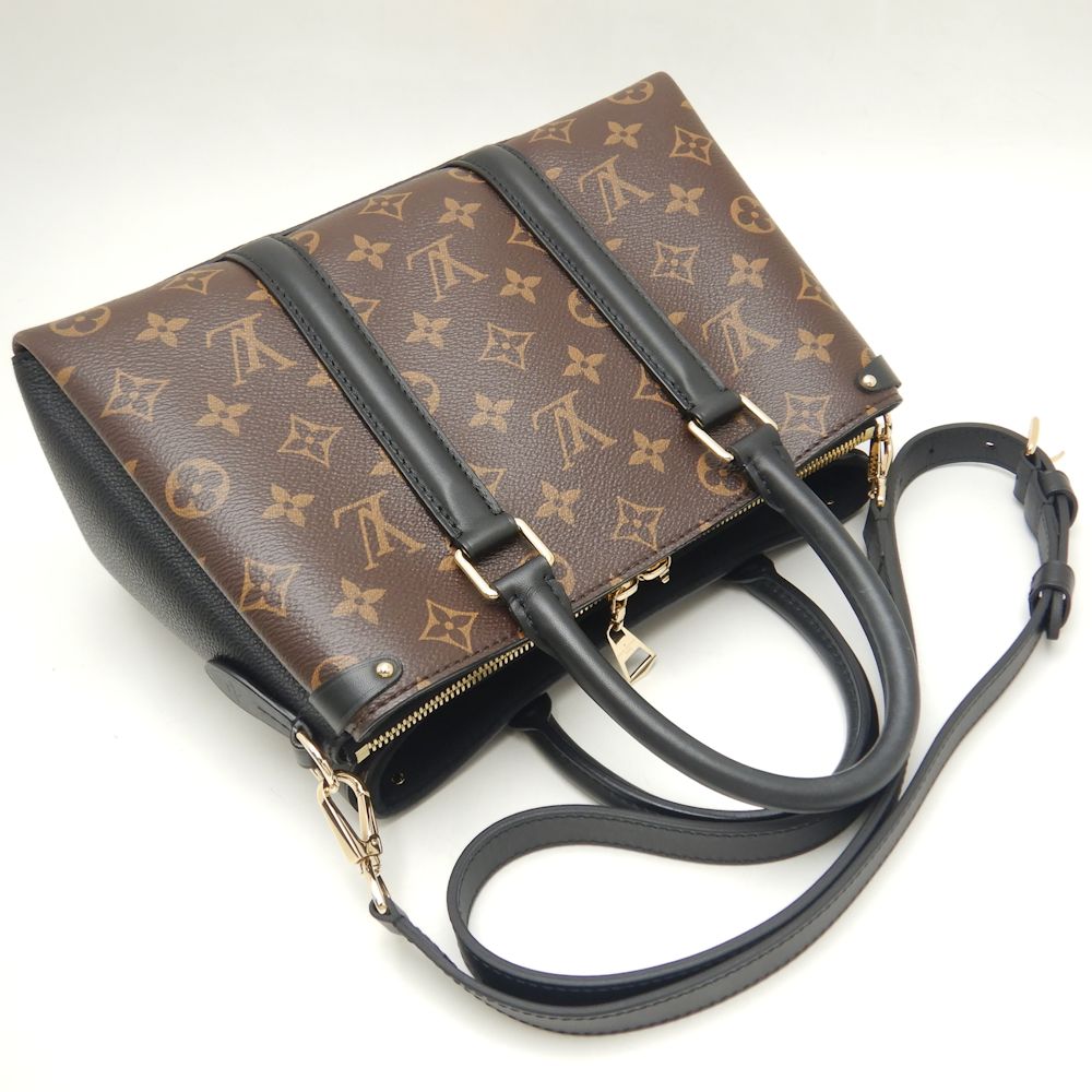 Louis Vuitton Monogram Soufflot BB Handbag Brown