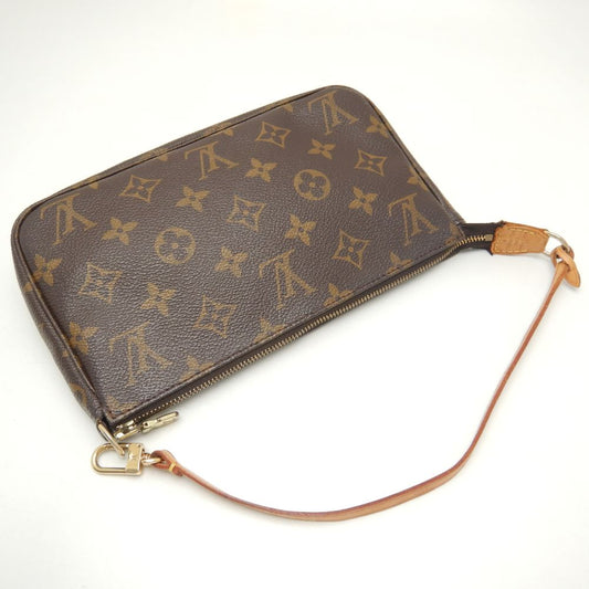 Louis Vuitton Monogram Pochette Handbag Accessory Pouch Brown