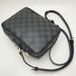 Louis Vuitton Damier Graphite Rem Shoulder Bag Black