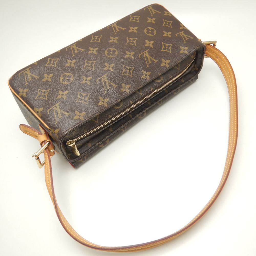 Louis Vuitton Monogram Viva Cite MM Shoulder Bag Brown