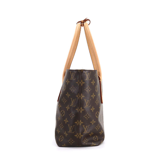 Louis Vuitton Monogram Raspail PM Shoulder Bag Brown Gold Hardware
