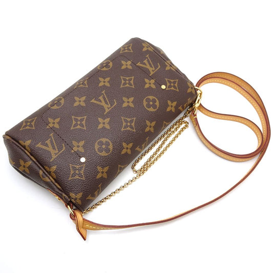 Louis Vuitton Monogram Favorite PM Crossbody Shoulder Bag Brown