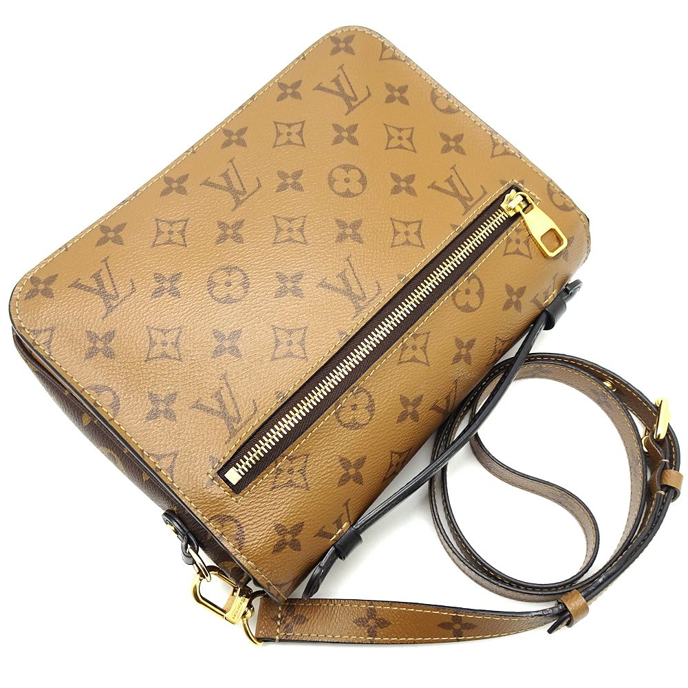 Louis Vuitton Pochette Metis MM 2Way Bag Monogram Reverse Brown