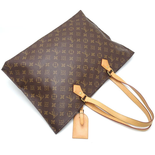 Louis Vuitton Monogram Tote Bag Brown