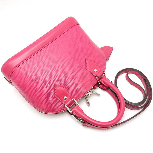 Louis Vuitton Epi Alma BB 2Way Bag Hot Pink