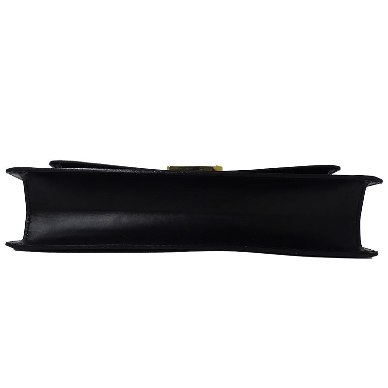 Louis Vuitton Epi Shoulder Bag Monceau Noir Black