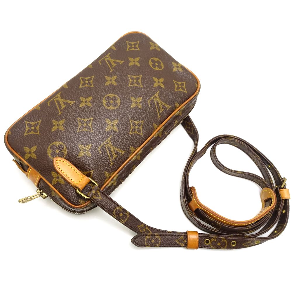 Louis Vuitton Monogram Marly Bandouliere Crossbody Brown