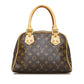 Louis Vuitton Monogram Manhattan PM Handbag Brown