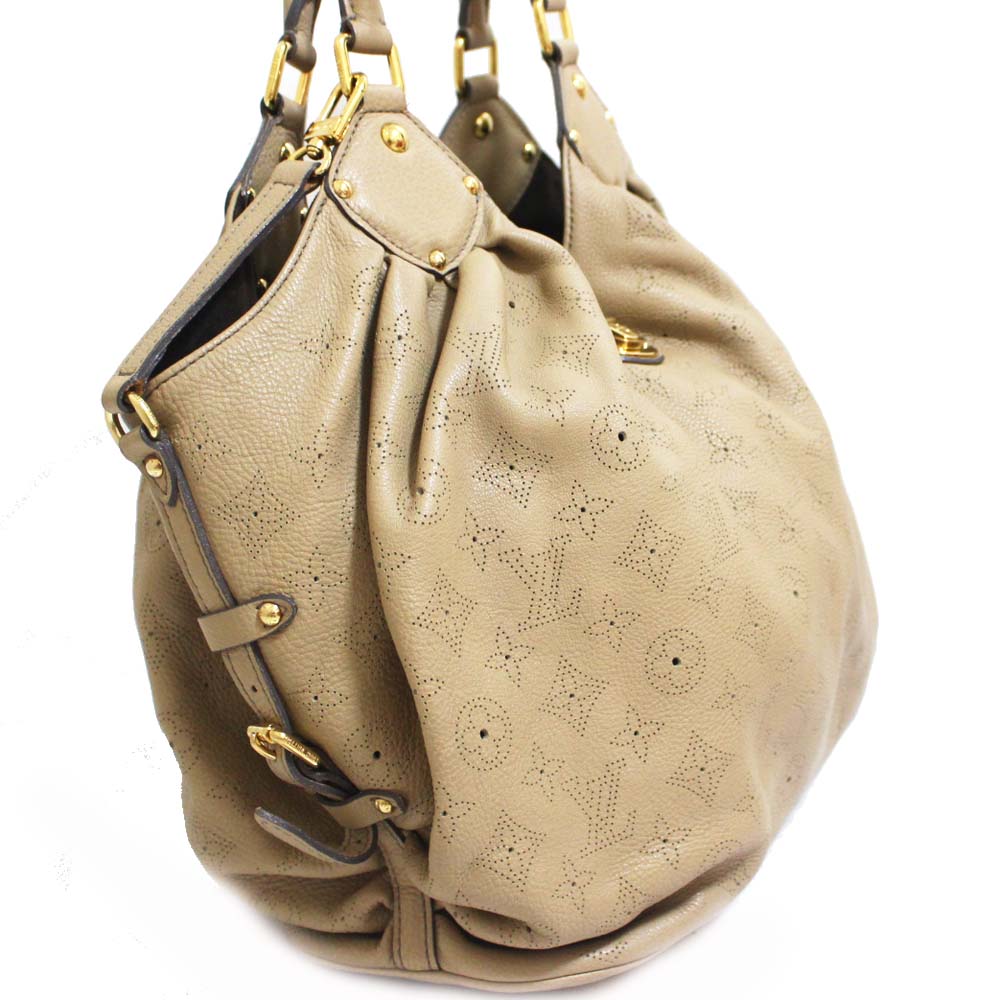 Louis Vuitton Mahina L Tote Bag Ladies Opal Beige Monogram