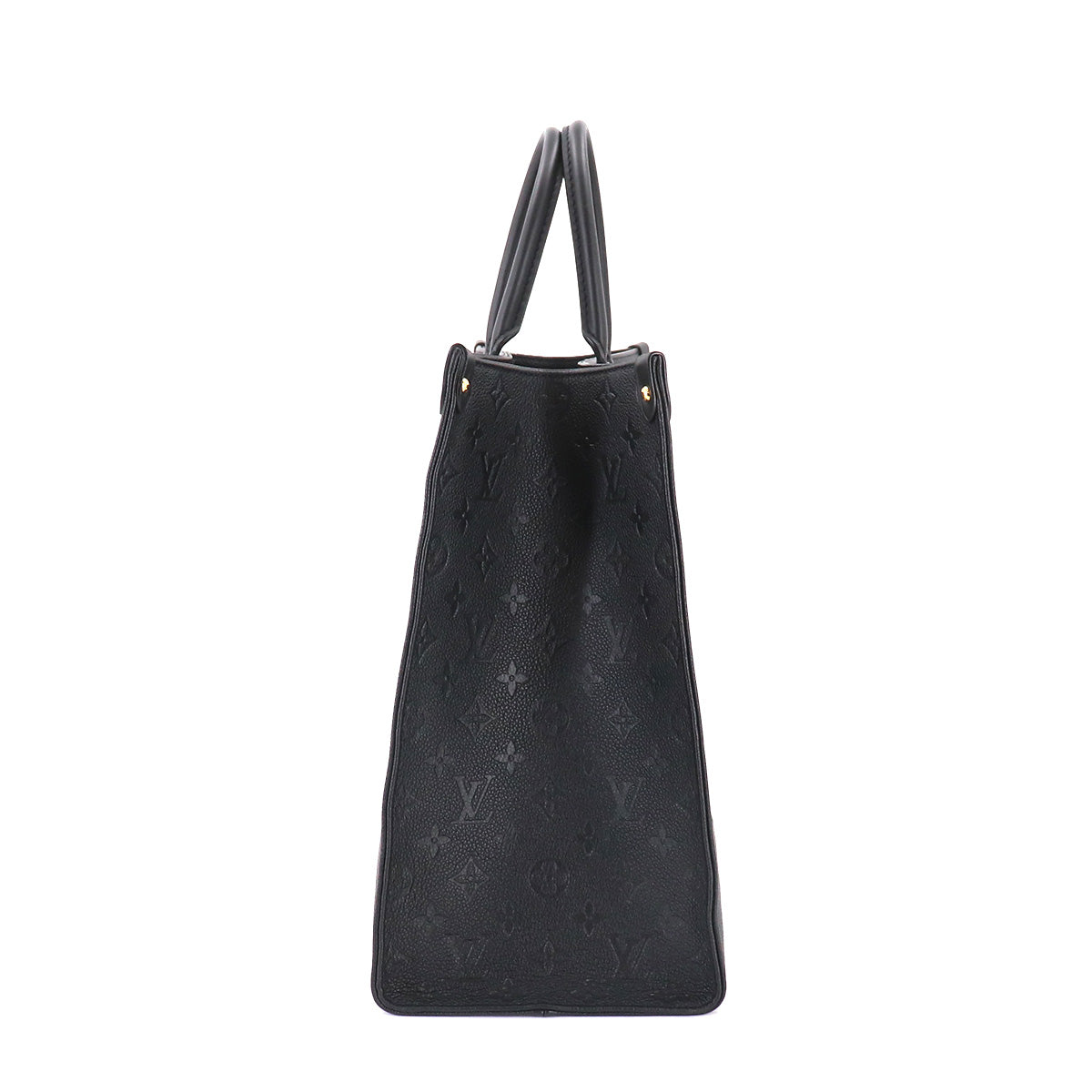 Louis Vuitton Monogram Emplant Onthego GM 2 Way Tote Shoulder Bag Noir