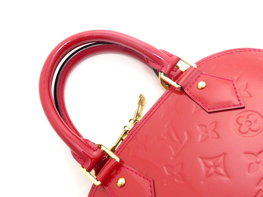Louis Vuitton Alma BB Vernis Rouge Red