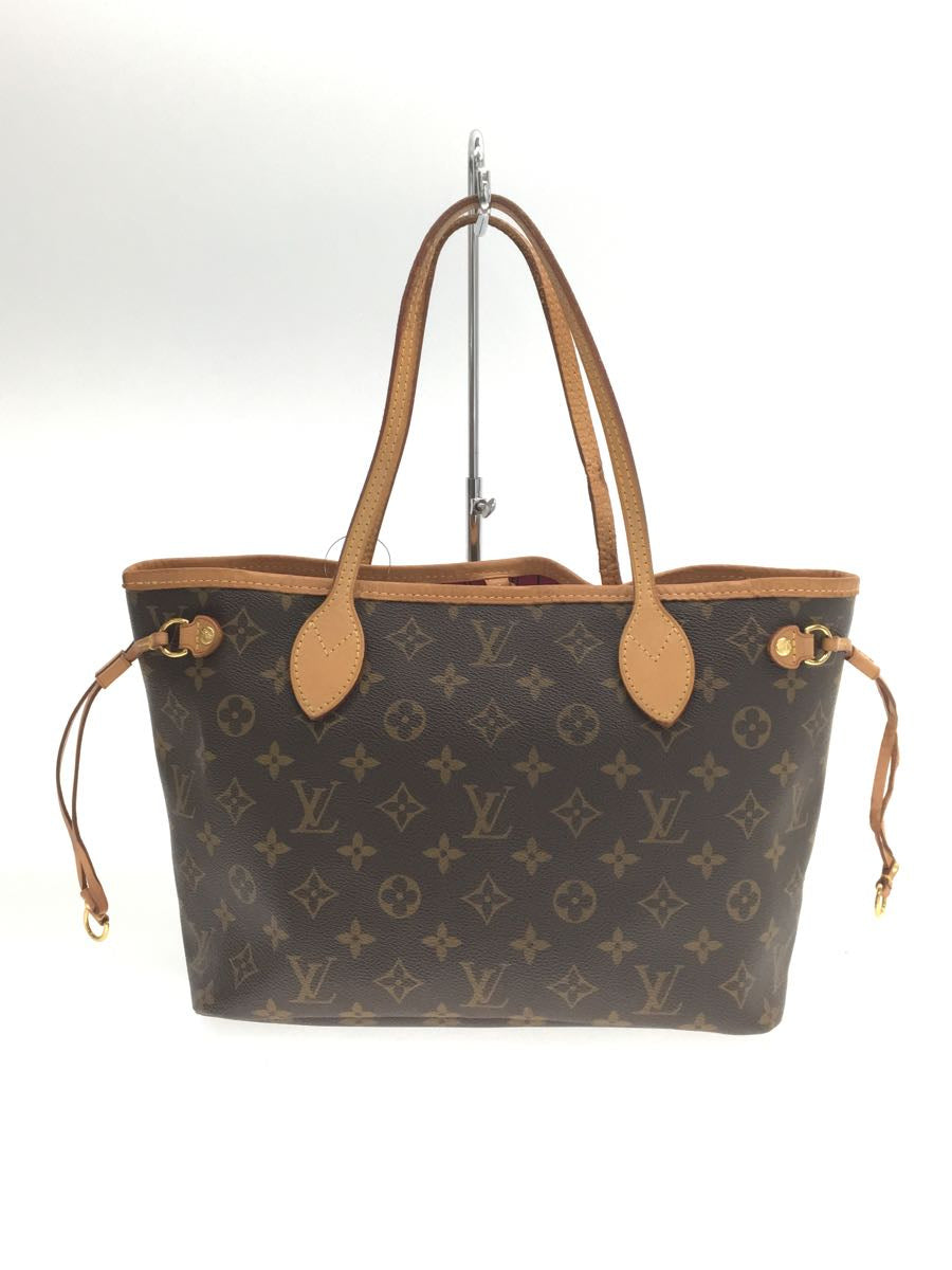 Louis Vuitton Neverfull PM Monogram Handbag PVC Brown
