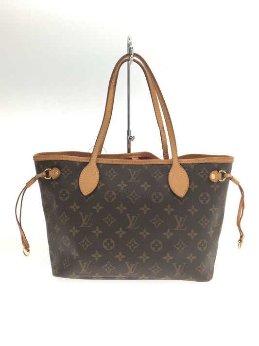 Louis Vuitton Neverfull PM Monogram Handbag PVC Brown