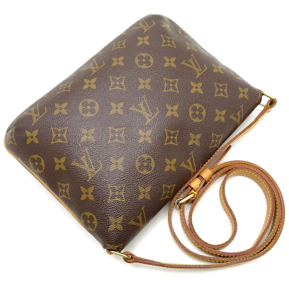 Louis Vuitton Monogram Crossbody Shoulder Bag Brown