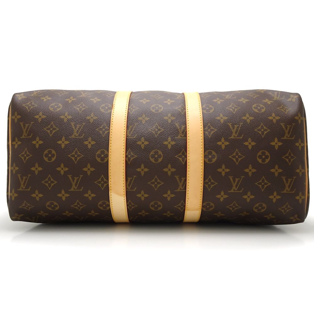 Louis Vuitton Monogram  Keepall 45 Boston Bag Brown