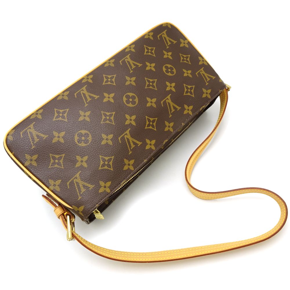 Louis Vuitton Monogram MM Shoulder Bag Brown