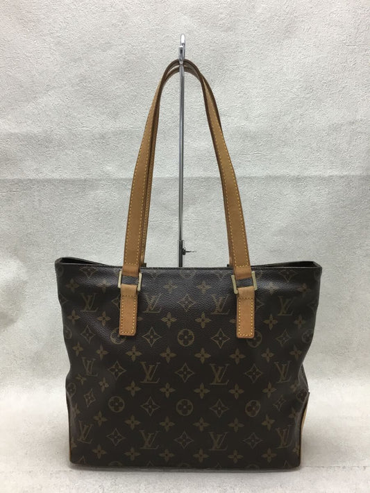 Louis Vuitton Hippopo Monogram Hand Bag PVC Brown