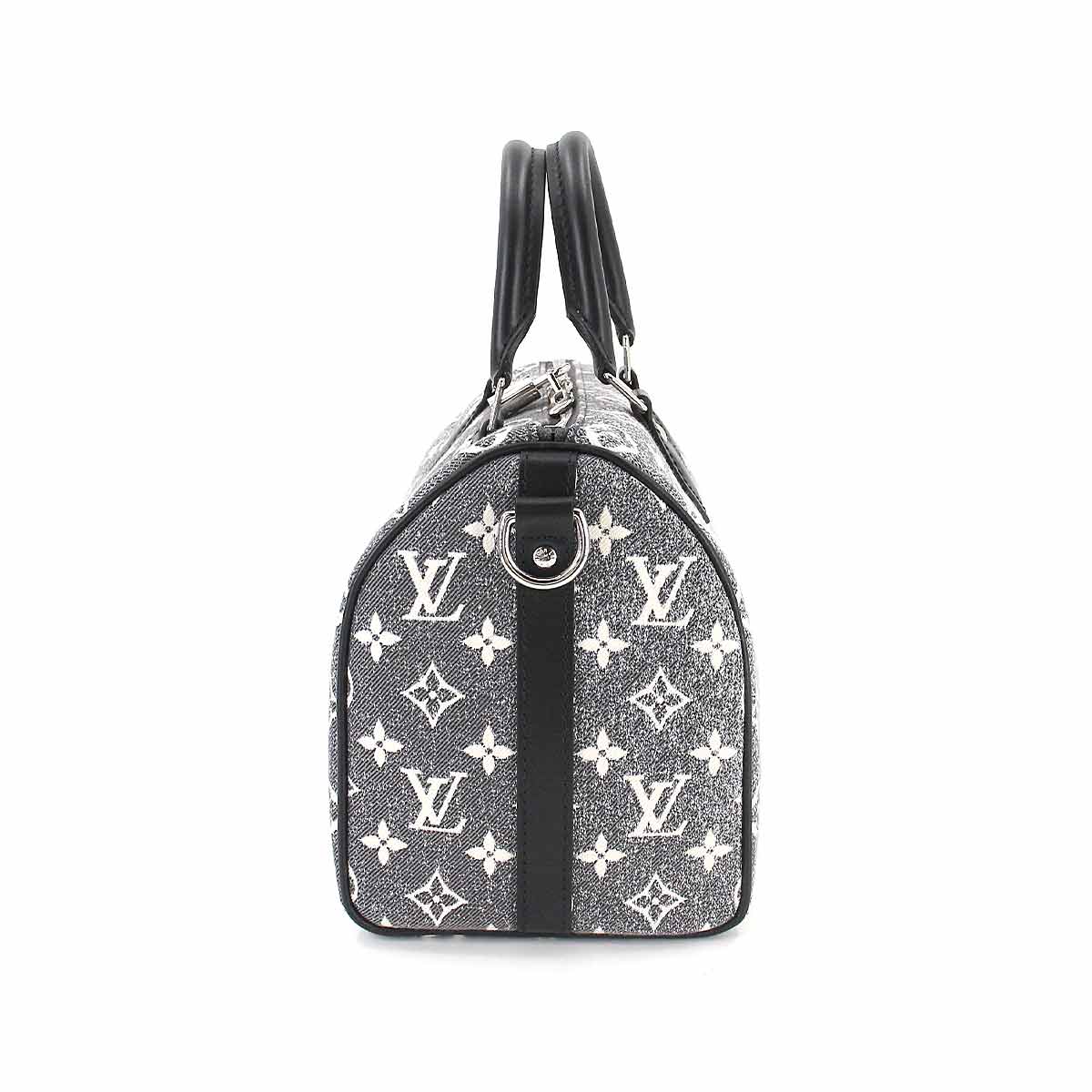 Louis Vuitton Jacquard Denim Speedy Bandouliere 25 Shoulder Bag