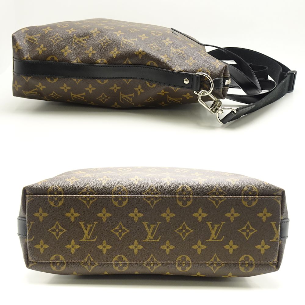 Louis Vuitton Monogram Macassar Kitan Brown 2WAY Bag