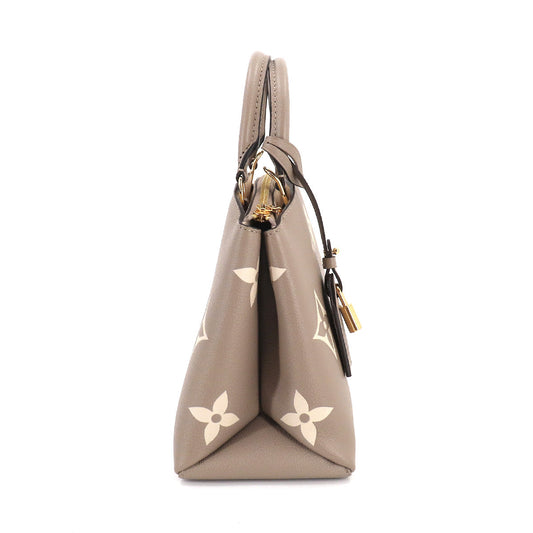 Louis Vuitton Bicolor Emplant Petit Palais PM Shoulder Bag Leather Tourtiere