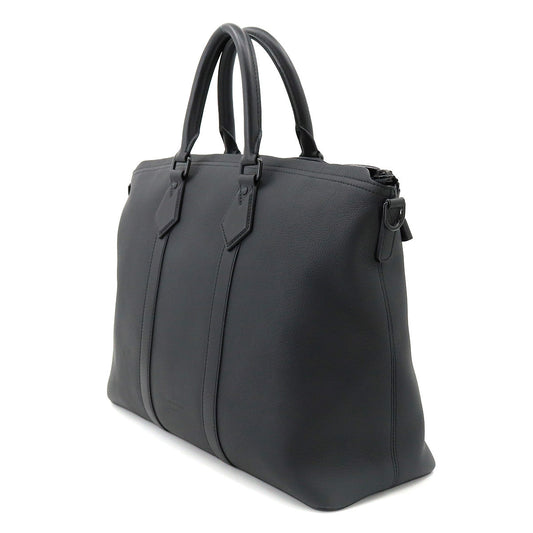 Louis Vuitton Aerogram Lockit Tote Shoulder Bag Leather Black