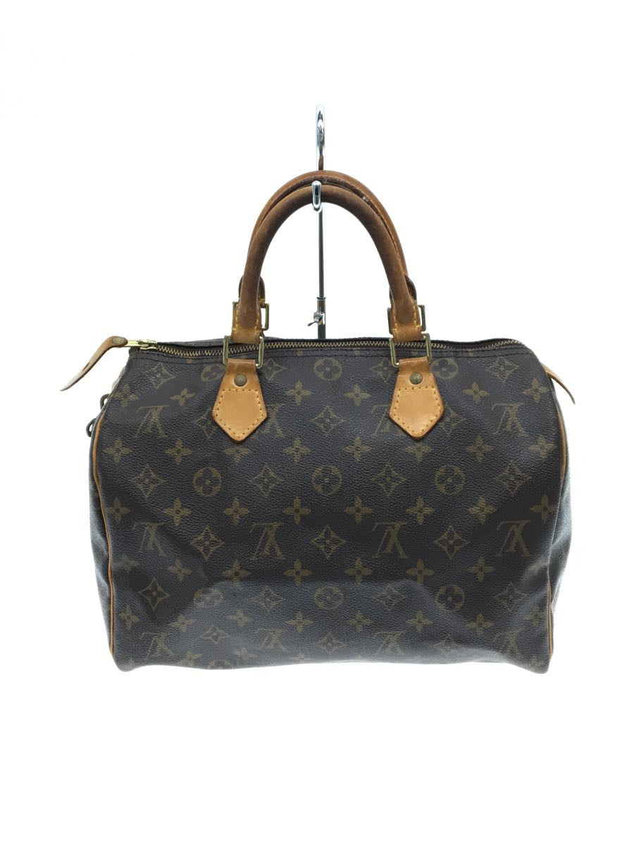 Louis Vuitton Speedy 30 Hand Bag Monogram PVC Brown