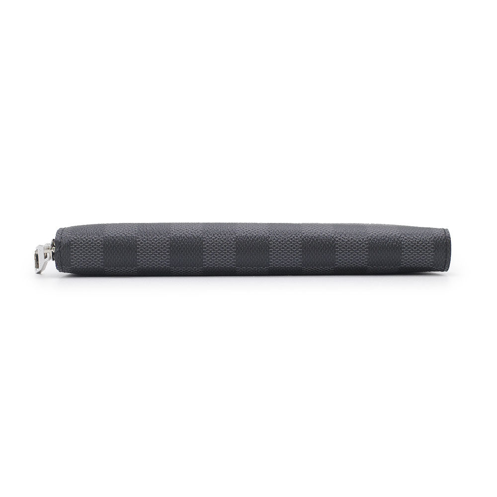 Louis Vuitton Zippy Wallet Vertical Damier Graphite Black Gray