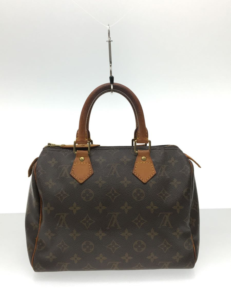 Louis Vuitton Speedy 25 Hand Bag Monogram PVC Brown