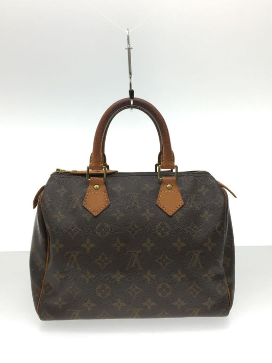 Louis Vuitton Speedy 25 Hand Bag Monogram PVC Brown