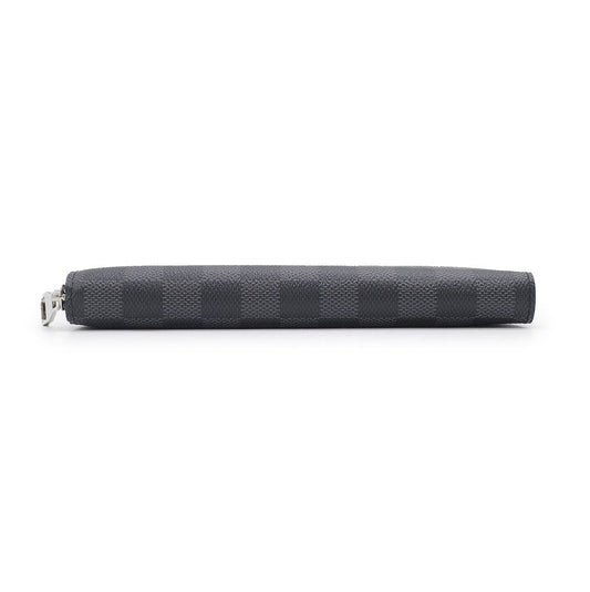 Louis Vuitton Zippy Wallet Vertical Damier Graphite Black Gray