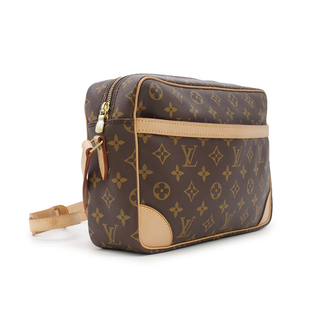 Louis Vuitton Trocadero 27 Shoulder Bag Monogram Brown