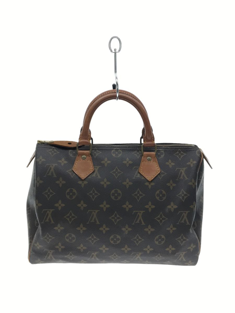 Louis Vuitton Speedy 30 Hand Bag Monogram PVC Brown