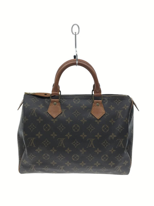Louis Vuitton Speedy 30 Hand Bag Monogram PVC Brown