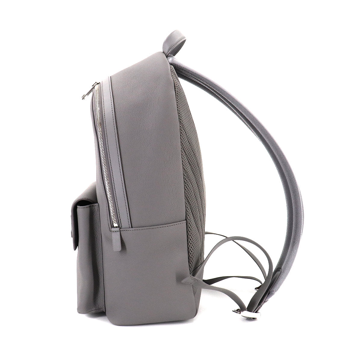 Louis Vuitton Aerogram Takeoff Backpack Rucksack Leather Gray