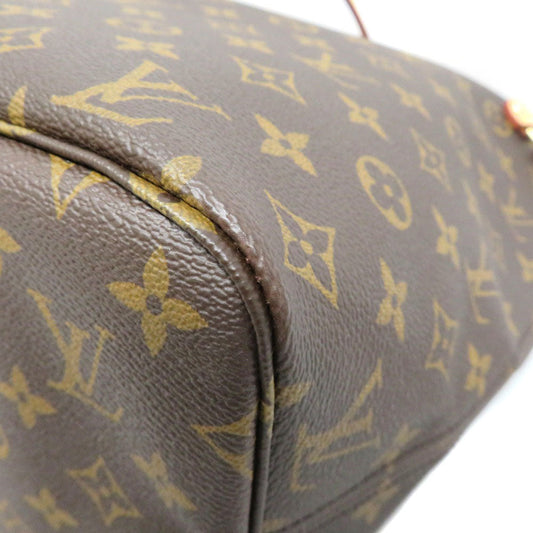 Louis Vuitton Neverfull MM Tote Bag Monogram Brown