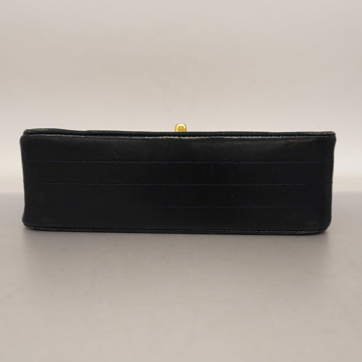 Chanel Shoulder Bag Chain Lambskin Navy