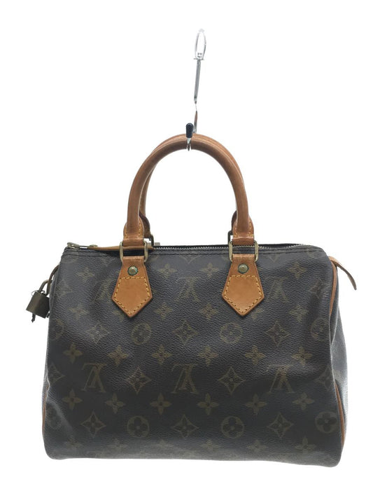 Louis Vuitton Speedy 25 Hand Bag Monogram PVC Brown